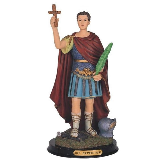 12 Inch Saint Expeditus Holy Figure Religious Decoration Statue Decor