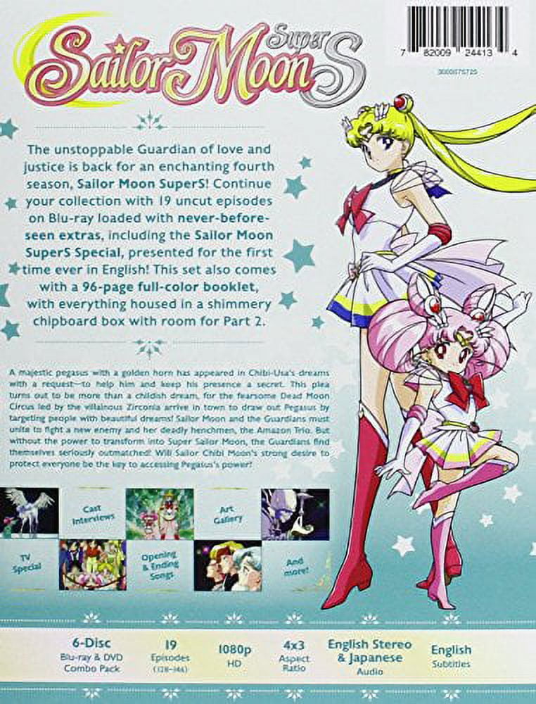 Warner Brothers Sailor Moon SuperS Part 1: Season 4 (Blu-ray + DVD)