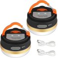 thumbnail image 1 of Camping Light, 2 Pieces Tent Light USB Rechargeable 3 Modes Camping Light and Power Bank with Magnetic Base and Hook Waterproof Emergency Camping Ligh, 1 of 5