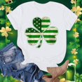 thumbnail image 2 of Wolfast T-Shirts pour Femmes Manches Courtes Mode Féminine Saint-Patrick Imprimé Col Rond Manches Courtes T-Shirt Décontracté Haut T-Shirts pour Femmes Mode, 2 of 9