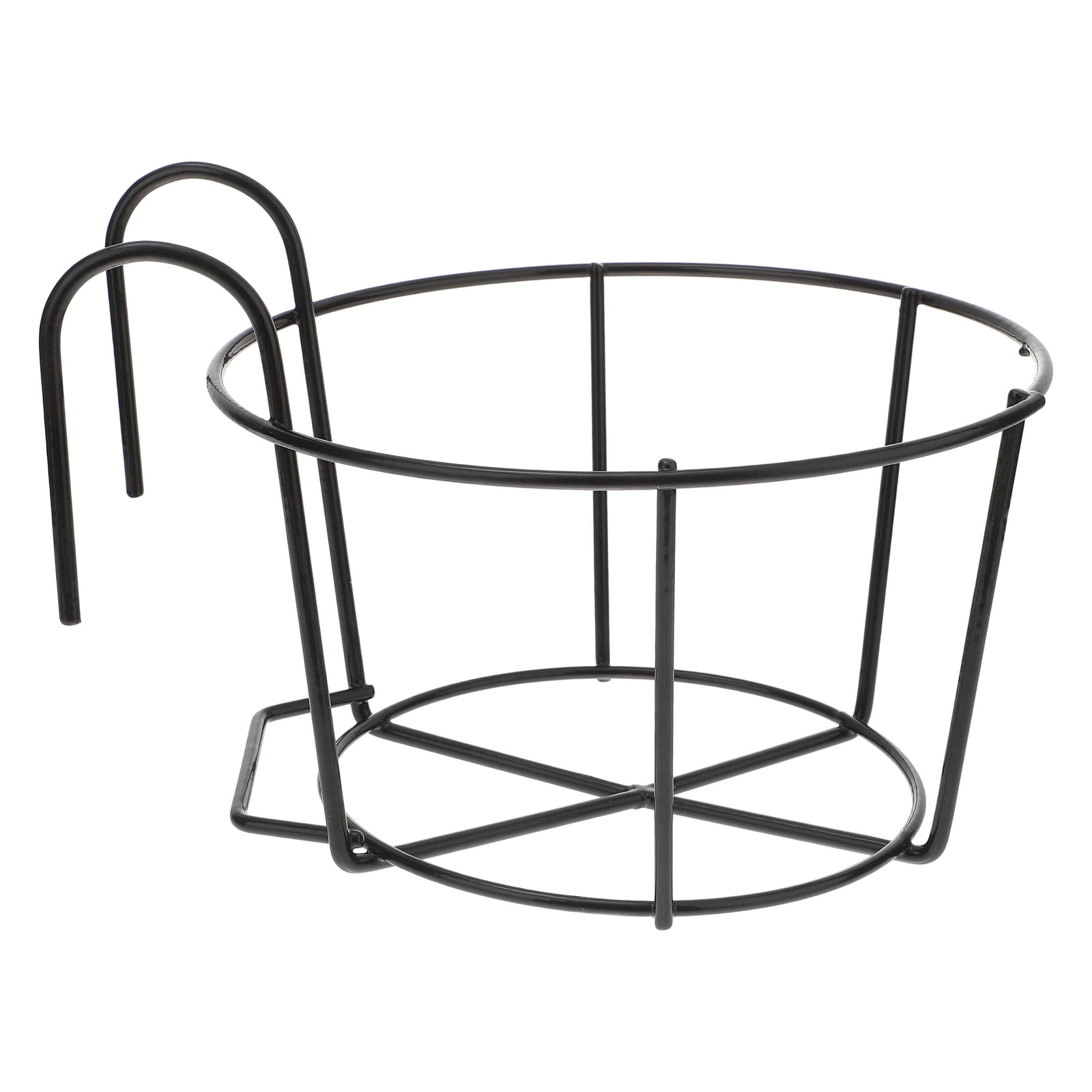 Gymnture Balcony Hanging Flower Rack Railing Planter for Indoor/Outdoor (Brown)