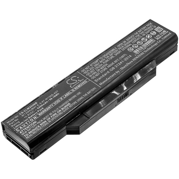 Seilylanka Batterie d'Ordinateur Portable pour Clevo 4200mAh 10.8V 6-87-W130S-4D7 W130HUBAT-6 W130EV W255CEW