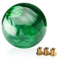 thumbnail image 3 of ZHIMAO Cool and Comfortable Marble Ball Shift Knob 54mm for Shoort Throw Shifters Green, 3 of 7