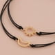 thumbnail image 4 of Qarigey 2 pack/lote nueva de tarjeta de pareja regalo de sol y luna para amor joven promesa para siempre adolescente Ropa, zapatos y accesorios Miscelánea Plata+2 piezas, 4 of 6