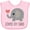 AD-Pink, variant on Inktastic Grandchild Loved by Oma Boys or Girls Baby Bib