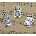 thumbnail image 3 of U8MO Lot 4~50pc Retro Jewelry Making DIY French Fries Alloy Charms Pendant 25x15mm-50pcs, 3 of 5
