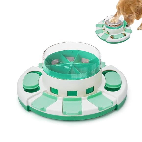 Juguete de rompecabezas para perros Potaroma, alimentador lento de 2 niveles para todas las razas
