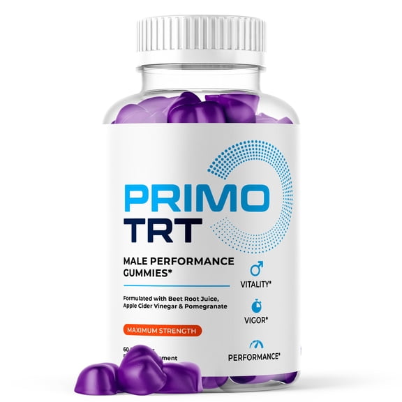 Primo TRT Gummies Advanced Formula All Natural Vitamin Supplement PrimoTRT (1 Pack)