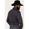 thumbnail image 4 of Rank 45 Men's 45&Reg; Wayne Geo Print Long Sleeve Button-Down Stretch Western Grey Medium, 4 of 4