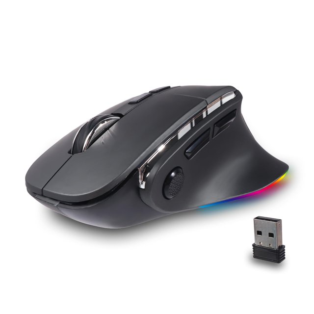 Ratón KUYHRF Ergonómico Bluetooth Vertical Inalámbrico Gris