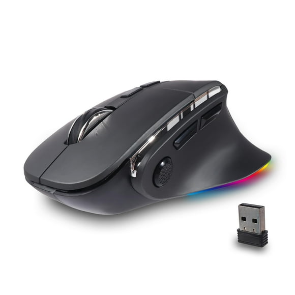 Ratón KUYHRF Ergonómico Bluetooth Vertical Inalámbrico Gris