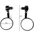 thumbnail image 2 of Krator Universal Round Bar End Mirrors Over Under Handlebars 7/8" Hollow Bars Compatible with Honda RC51 RVT 1000 RC 51, 2 of 3