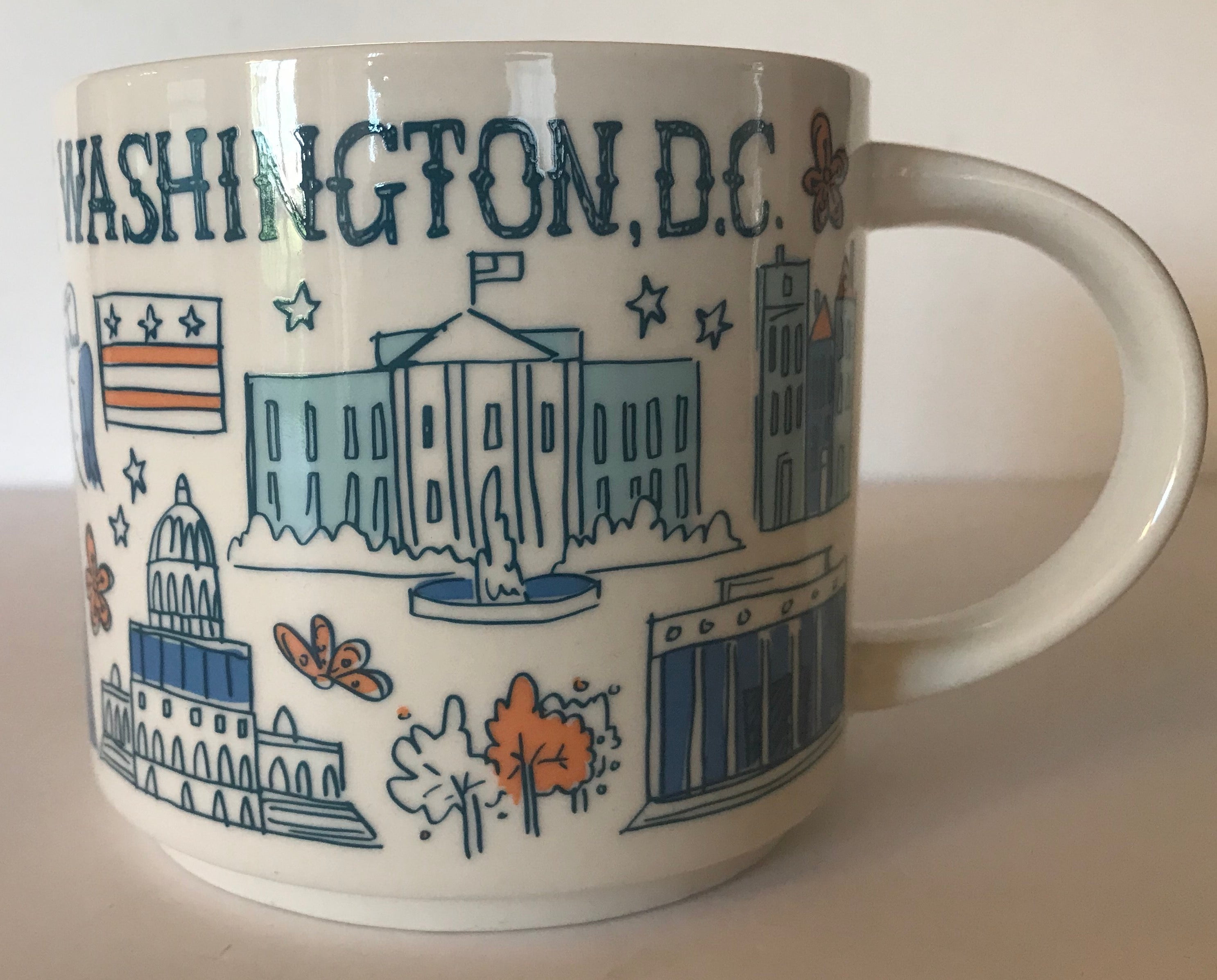 Starbucks Been There Series Collection Washington D.C. Coffee Mug New With  Box