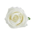 thumbnail image 2 of Holloyiver Fake Rose Flower Heads, 3 Inch Mini Artificial Silk Rose Head for Crafts Wedding Home Decoration, Party Marriage Car Shoes Hats Corsage Accessory Decor, White, 2 of 7
