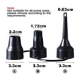thumbnail image 2 of 3 Pack Embouts de Pompe Gonflables, Accessoire Adaptateur de Pompe à Air, 2 of 5