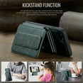 thumbnail image 3 of ELEHOLD Case for iPhone 7 / 8 / SE 2022 & 2020, Shockproof Magnetic Leather Wallet Case with Hand Grip & Kickstand & RFID Blocking,Green, 3 of 8