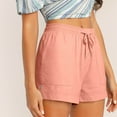 thumbnail image 3 of Diufon Womens Dressy Shorts Plus Size Summer Casual Elastic Waist Drawstring Comfy Pull On Shorts with Pockets, 3 of 9
