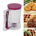 thumbnail image 2 of Yajisi 900ml Batter Dispenser Kitchen Baking Liquid Dividing Tool Measuring Cup for Pancake Cupcake Making (7.48 inches / 19 cm), 2 of 7