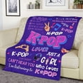 thumbnail image 3 of Gumesh Kpop Merch Blanket for Fans - Soft Gifts for Teen Girls & Women, Perfect for Christmas, Birthday, BFF, Fan Club Gifts, 3 of 5
