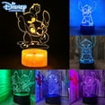 thumbnail image 2 of Disney STITCH & LILO 3D Led Night Light figura de dibujos animados Stitch niños, decoración de la habitación de la cama, lámpara de Anime 3d, regalo de cumpleaños y Navidad para niños, 2 of 5