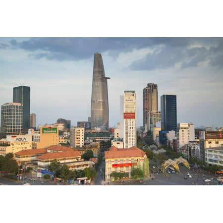 View of Bitexco Financial Tower and City Skyline, Ho Chi Minh City, Vietnam, Indochina Print Wall Art By Ian