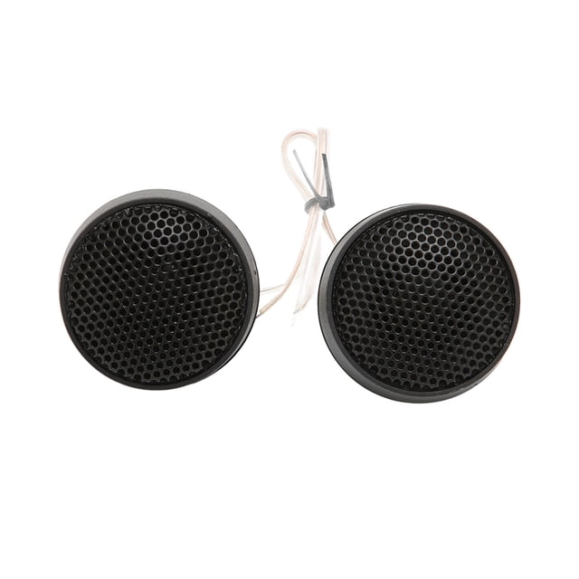 Altavoz de audio de Automóvil, Accesorio de 4-20 khz Clear Highs Round Mini Dome Tweeters 10W 4 Ohm para Modificación Automática