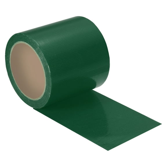 Uxcell Gaffers Tape 4 in x 22 Yards, Waterproof Gaffer Floor Tape No Residue Non-Reflective Easy Tear, Green
