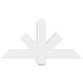 thumbnail image 2 of 36"W x 18"H x 2"D x 4"F, 12/12 Pitch, Kennewick Architectural Grade PVC Gable Bracket, 2 of 8