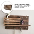 thumbnail image 3 of FENGGUIQU 30Pcs Lumber Wall Rack in Light Brown 41x25cm for Various Rooms, 3 of 8
