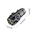 thumbnail image 3 of TIMIFIS Lampe Illuminée Mini Lampe de Poche LED avec Cinq Modes d'Éclairage Rechargeable Portable Étanche pour Camping en Plein Air et Utilisation d'Urgence Camping & Randonnée, 3 of 6
