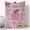 Multicolor 33, variant on Teacher Life Theme Flannel Throw Blanket Multicolor 33 Soft Cozy Print