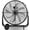 Black, variant on Ken Brown Industrial Drum Fan 24" 3-Speed High Velocity Heavy Duty 8-Blade 360° Tilt 9500 CFM Electric Household Fan