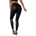 thumbnail image 1 of Pantalon De Cuero De Cintura Alta Para Mujer Levanta Pompa, 1 of 8