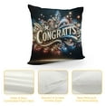 thumbnail image 4 of Class Throw Pillow Cover, uation Cushion Case Decoration for Sofa Couch, 4 of 5