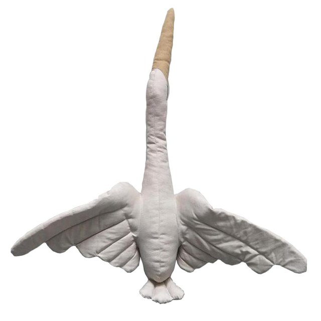 65x40cm cisne de seguridad de peluche de juguete para bebé Toddle, Animal de peluche lavable, habitación /decoración de la habitación de - Café Macarena Muñeca de peluche para niños