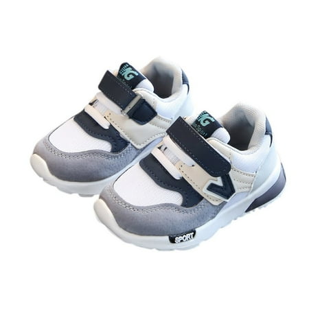 

Baby Kids Boy Girl Sneakers Hook-Loop Casual Shoes Toddler Fashion Anti slip Soft Shoes Sneakers