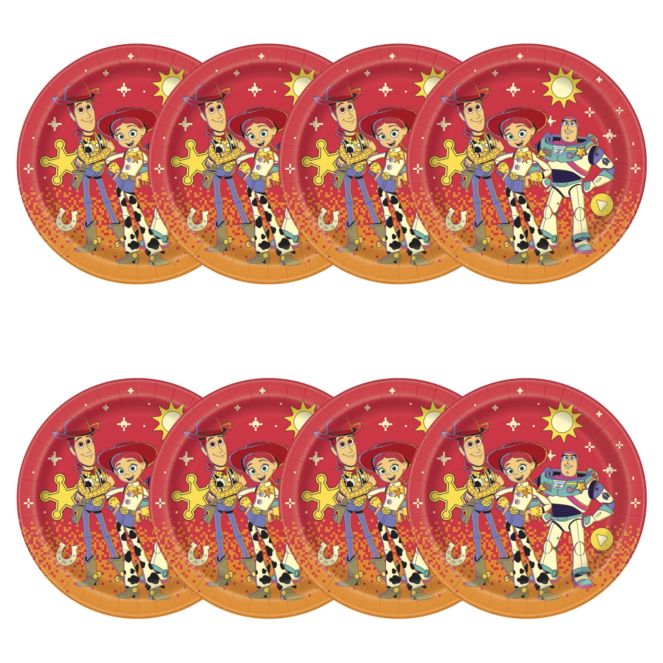 Toy Story 8 Count 8.5IN Multicolor Dinner Paper Plates
