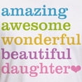 thumbnail image 3 of CafePress - Amazing Daughter Fitted T Shirt - Fitted T-Shirt, Vintage Fit Soft Cotton Tee, 3 of 4