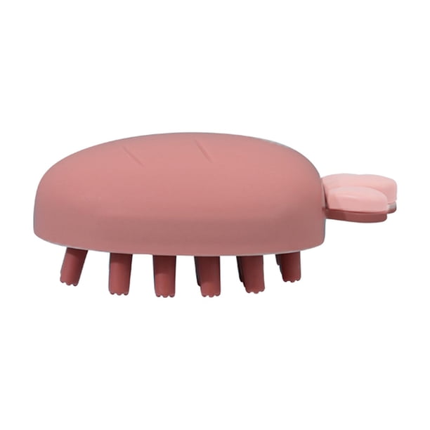 de Masaje Manual, Cepillo para El Cabello, Bolígrafos Suaves con Anchos para Masaje Cabelludo La de Las Rosado