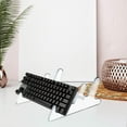 thumbnail image 6 of Rushawy Acrylic Keyboard Display Stand 3 Tier Keyboard Tray 9.8x8.6x4.3 inch Transparent A, 6 of 9