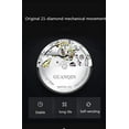 thumbnail image 3 of GUANQIN Men Analog Automatic Self-Winding Mechanical Stainless Steel Band Business Wrist Watch Day Date Luminous, 3 of 7