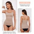 thumbnail image 3 of Vaslanda Women's Firm Control Scoop Neck Shaping Camisole Smoothing Shapewear Top, 3 of 6