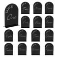 thumbnail image 1 of Uxcell Soporte de Número de Mesa de Arco de Acrílico de 2 cm con Base para Bodas y Cumpleaños 15 Pcs Negro Blanco, 1 of 7