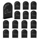 thumbnail image 1 of Uxcell Soporte de Número de Mesa de Arco de Acrílico de 2 cm con Base para Bodas y Cumpleaños 15 Pcs Negro Blanco, 1 of 7