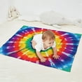 thumbnail image 2 of Rainbow Tie Dye Mandala Blanket,Comfortable Soft Flannel Throw Blanket,All Season,Warm Lightweight Blankets for Sofa Bed Couch Living Room Chair,30"x40", 2 of 4