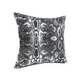 thumbnail image 3 of Ox Bay 20" x 20" Black/ Silver Animal Organic Cotton Pillow Cover, 3 of 11