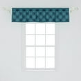thumbnail image 2 of Ambesonne Dark Teal Window Valance, Simplistic Square Shapes, 42" x 12", Petrol Blue Dark Teal, 2 of 3