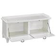 thumbnail image 2 of Homestyles Banc de Rangement en Bois Arts & Crafts en Blanc Cassé, 2 of 20