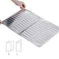 thumbnail image 2 of 2Pcs Disposable Oil Splash Guard Aluminum Foil Gas Stove Oil Splatter Screen Board Cooking Frying Oil-Proof Splash Kitchen Tool Suitable for kitchen and dining room(Silver), 2 of 7