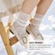 thumbnail image 4 of WORGEOUS 2 pares de calcetines de estilo japonés Medias de encaje Calcetines sueltos para mujeres al aire libre, 4 of 8